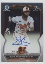 2023 Bowman Draft Chrome Prospect Autographs Enrique Bradfield Jr. #CDA-EBR
