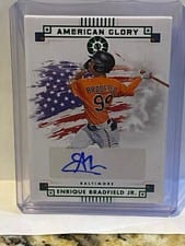 2024 Panini Boys of Summer American Glory Signatures Enrique Bradfield Jr. #AGS-EBJ card
