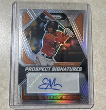 2024 Panini Prizm Prospect Signatures Enrique Bradfield Jr. #PS-EBJ card