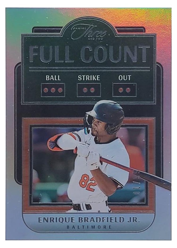 2024 Panini Three and Two Full Count Enrique Bradfield Jr. #13 card