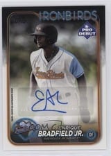 2024 Topps Pro Debut Autographs Enrique Bradfield Jr. #PD-200 card