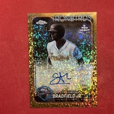 2024 Topps Pro Debut Chrome Autographs Enrique Bradfield Jr. #PDC-200 card