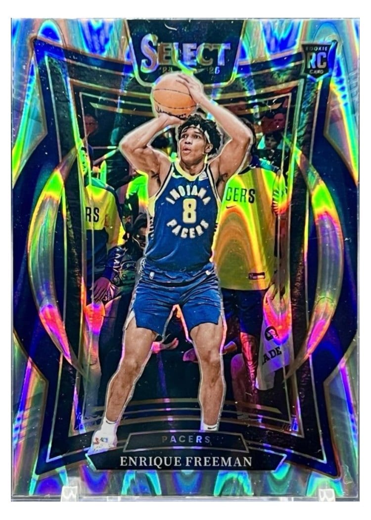 2024-25 Panini Select Base Set Enrique Freeman Tectonic Prizm #80 card