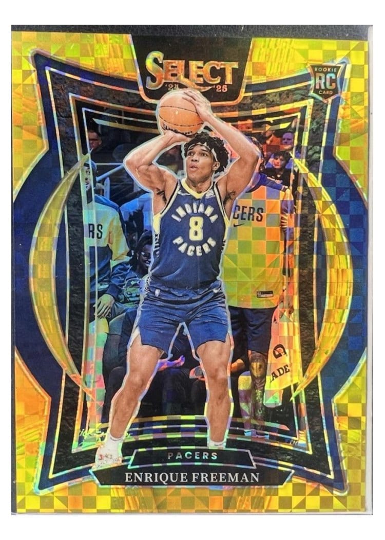 2024-25 Panini Select Base Set Enrique Freeman Gold Prizm #80