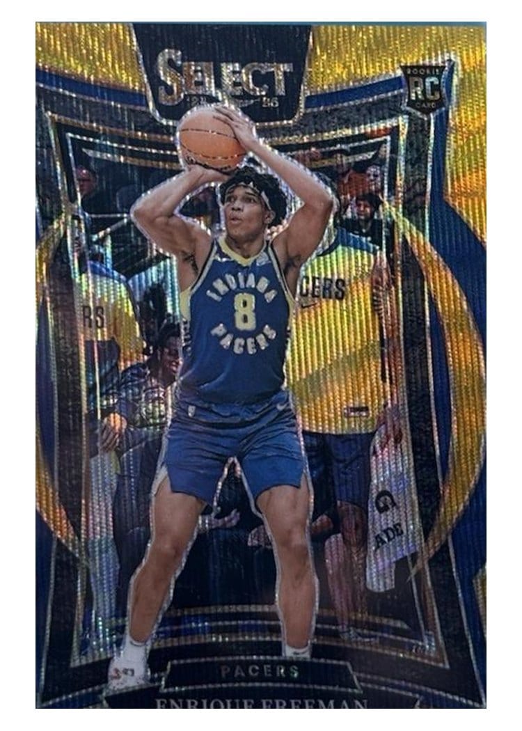 2024-25 Panini Select Base Set Enrique Freeman #80 card