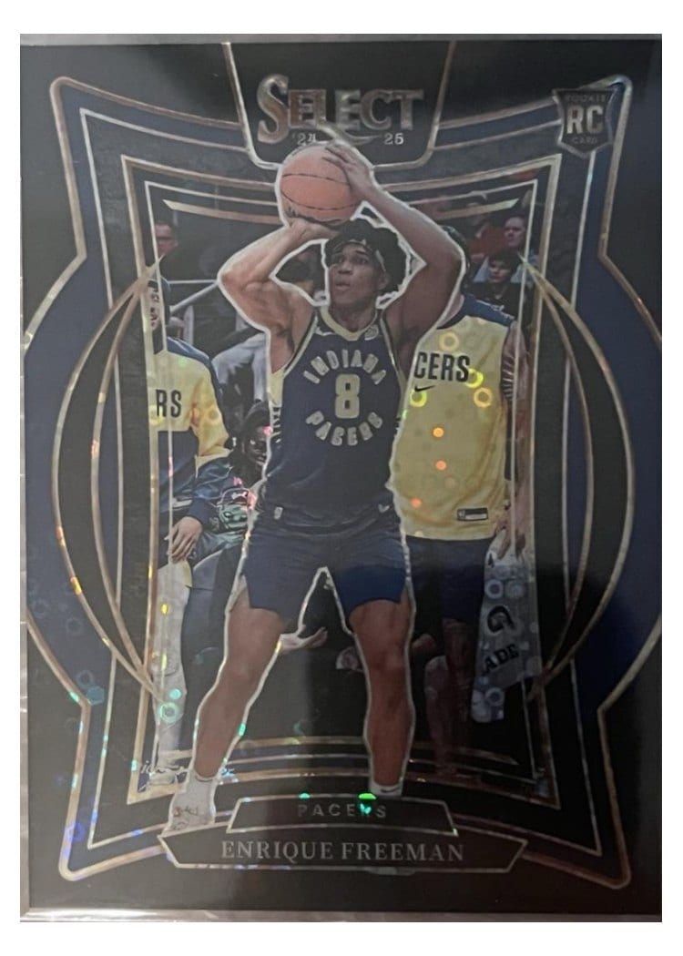 2024-25 Panini Select Base Set Enrique Freeman Black Disco Prizm #80