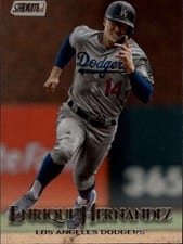 2019 Stadium Club Enrique Hernandez Black Foil #103