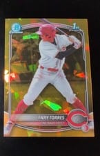 2025 Bowman Chrome Sapphire Edition Prospects Enry Torres #BCP-168 card