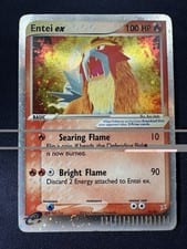 2004 Team Magma vs Team Aqua Entei ex #91 card