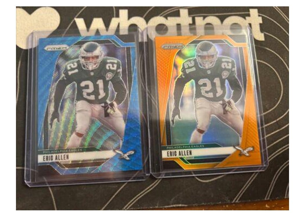 2024 Panini Prizm Base Set Eric Allen Blue Wave #237 card