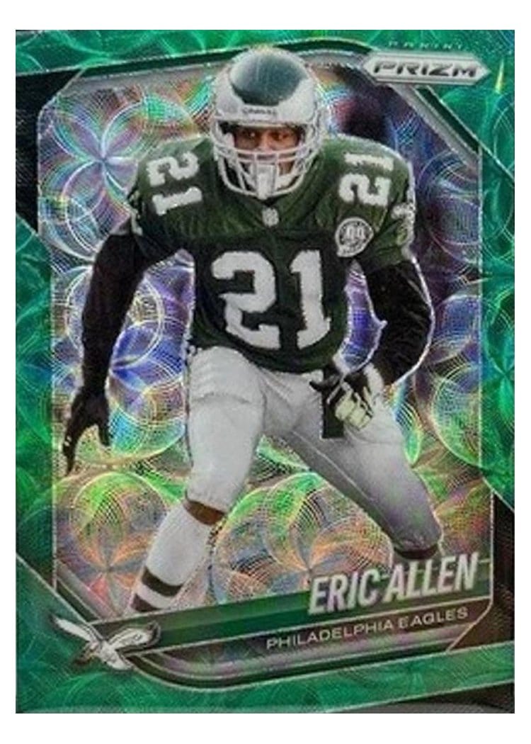 2025 Panini Prizm Base Set Eric Allen Green Scope #17 card