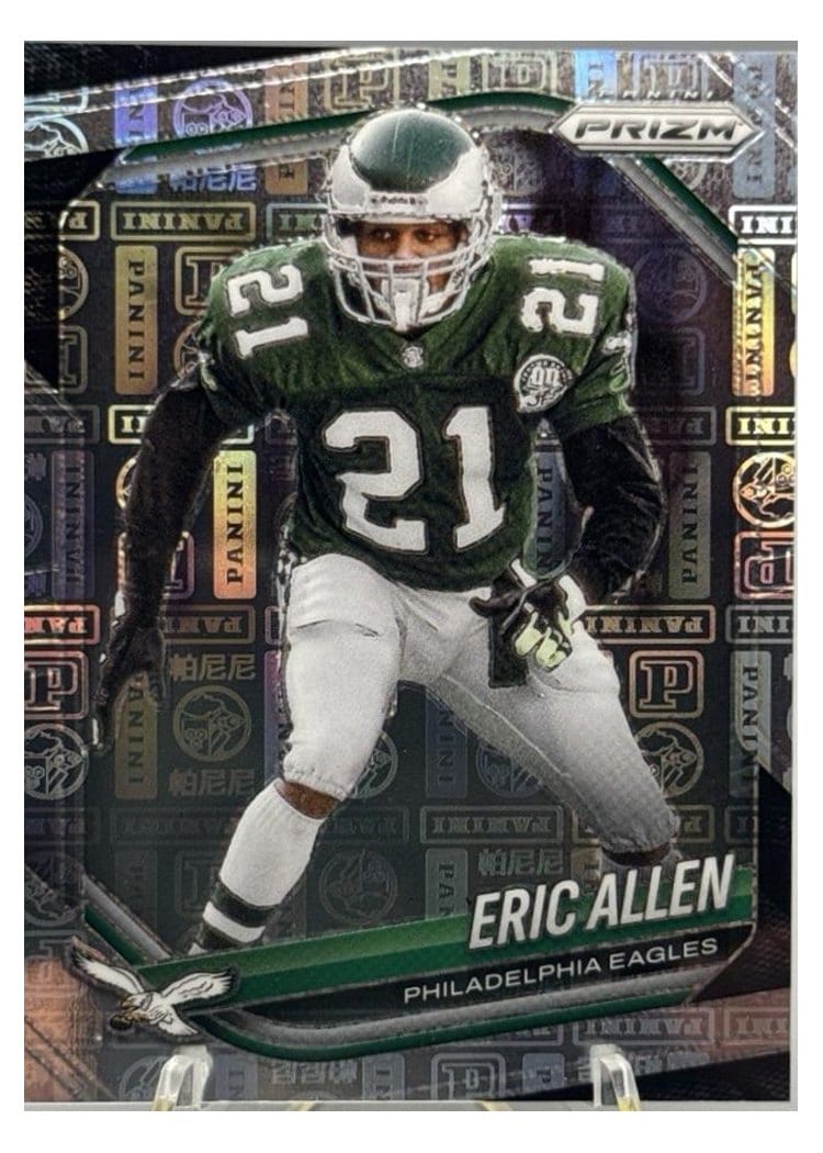 2025 Panini Prizm Base Set Eric Allen Panini Logo #17 card