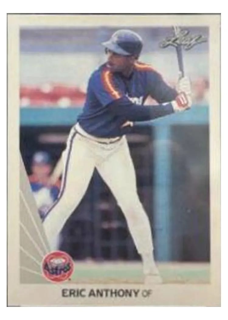 1990 Leaf Eric Anthony #82 card