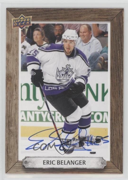 2024-25 Upper Deck Engrained Icons Beehive Portrait Signatures Eric Belanger #BH-EB card