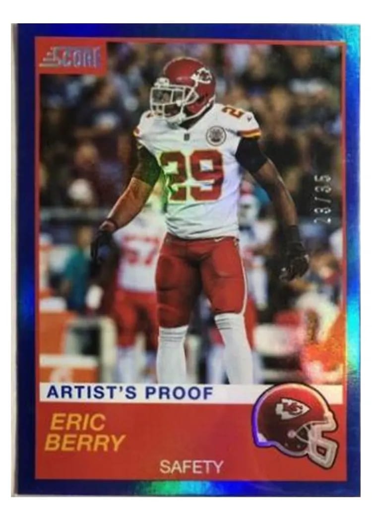 2019 Score Base Set Eric Berry #9 card