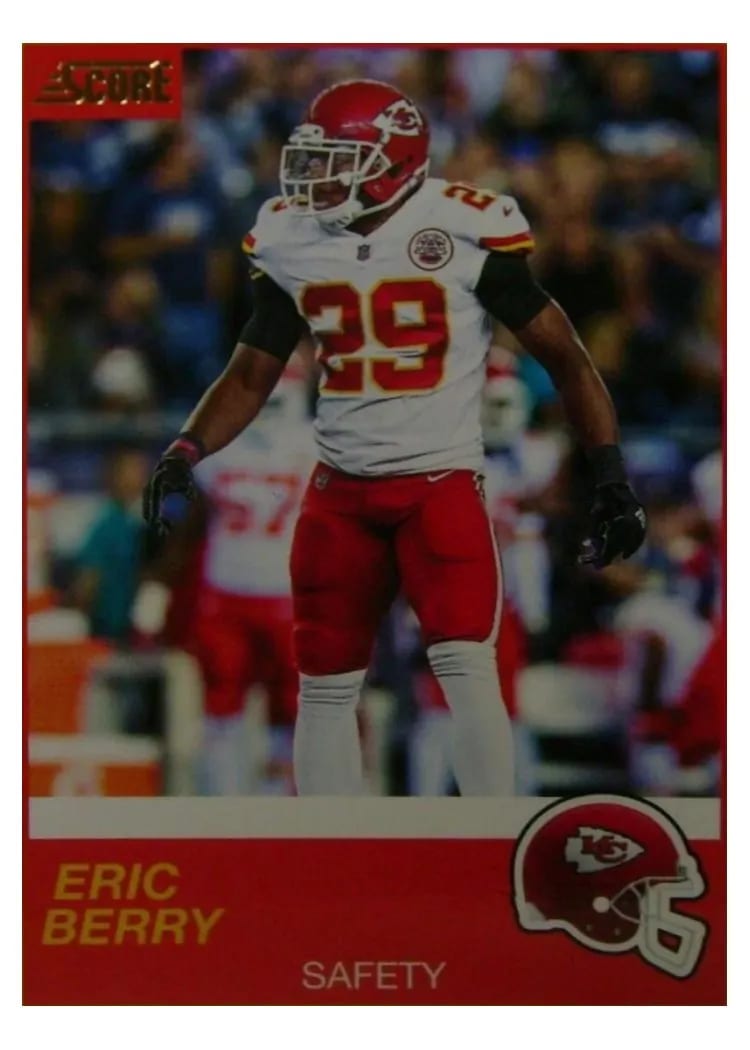 2019 Score Base Set Eric Berry #9 card