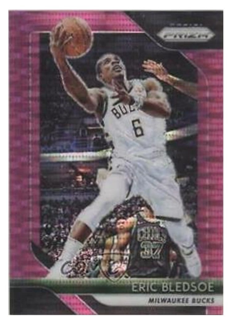2018-19 Panini Prizm Base Set Eric Bledsoe Pink Pulsar Prizm #256 card