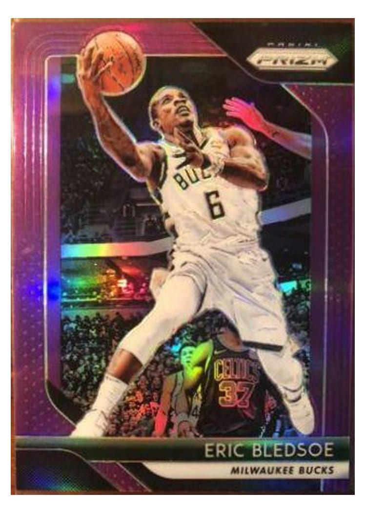 2018-19 Panini Prizm Base Set Eric Bledsoe Purple Prizm #256 card