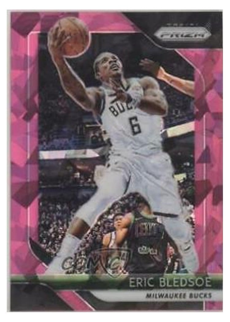 2018-19 Panini Prizm Base Set Eric Bledsoe Pink Ice #256 card