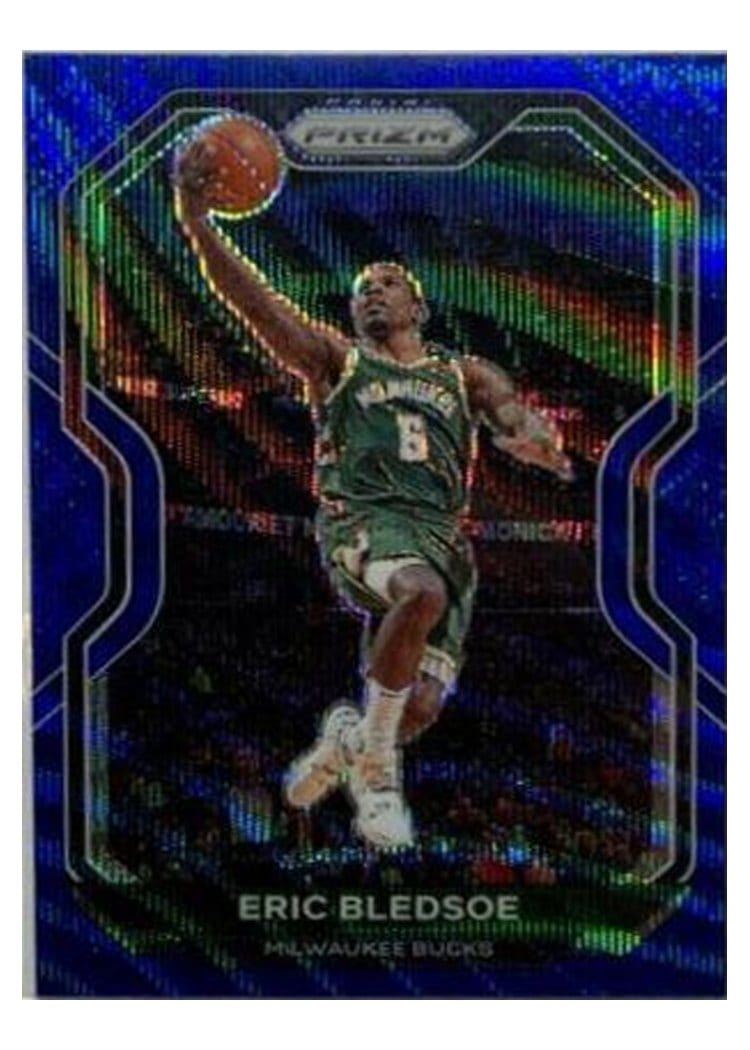 2020-21 Panini Prizm Base Set Eric Bledsoe Blue Wave Prizm #17 card