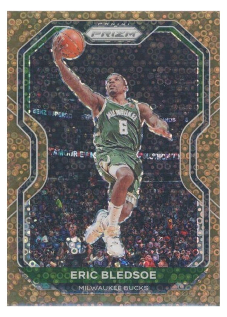 2020-21 Panini Prizm Base Set Eric Bledsoe Fast Break Bronze Prizm #17 card
