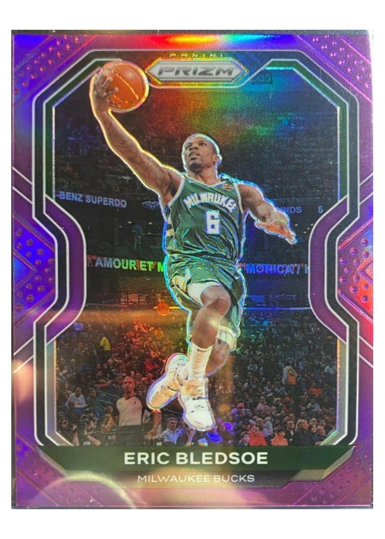 2020-21 Panini Prizm Base Set Eric Bledsoe Purple Prizm #17 card