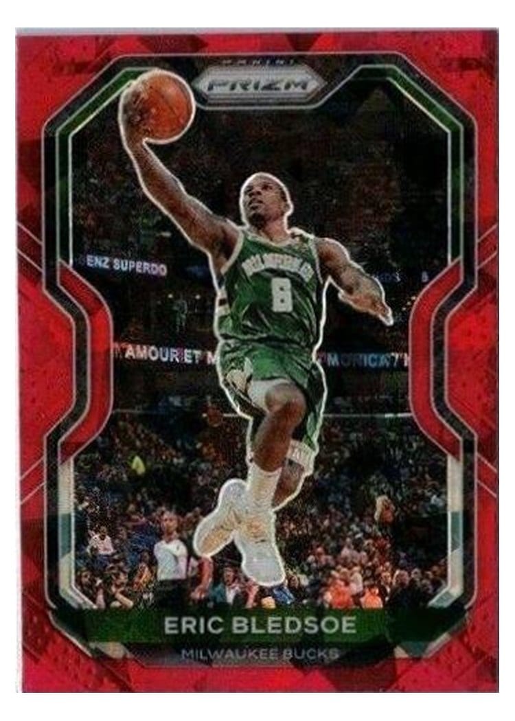 2020-21 Panini Prizm Base Set Eric Bledsoe Red Ice Prizm #17 card