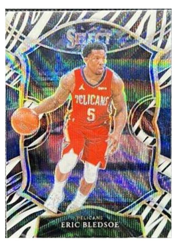 2020-21 Panini Select Base Set Eric Bledsoe Zebra Prizm #17 card