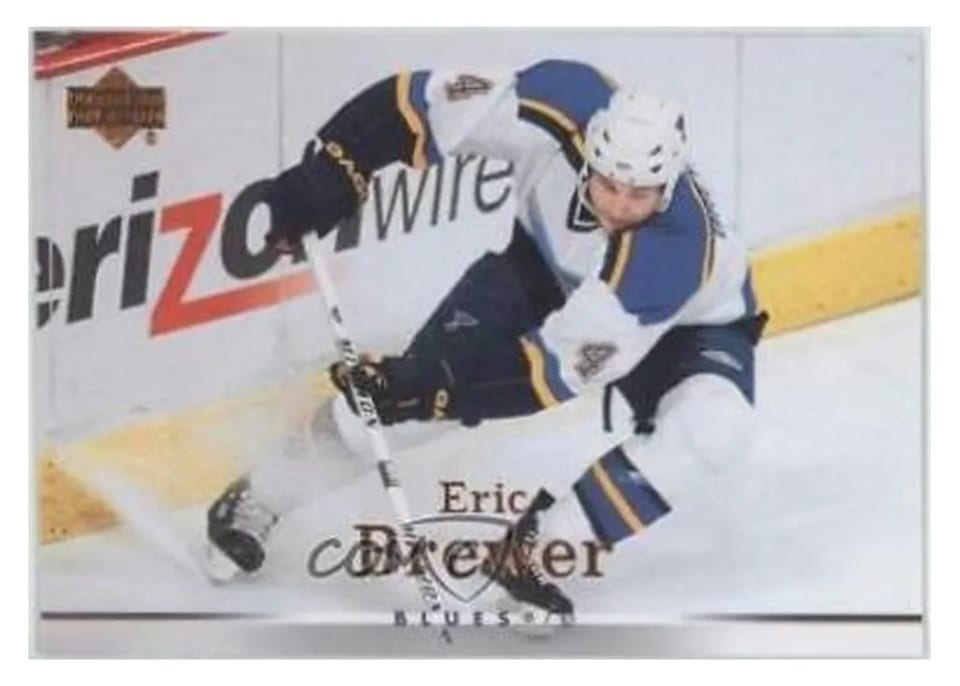 2007 Upper Deck Eric Brewer #17 card