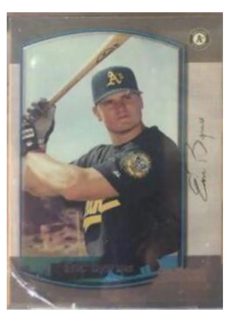 2000 Bowman Draft Picks Eric Byrnes #56 card