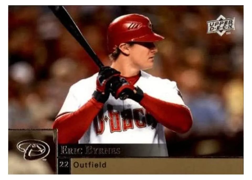 2009 Upper Deck Eric Byrnes #8 card