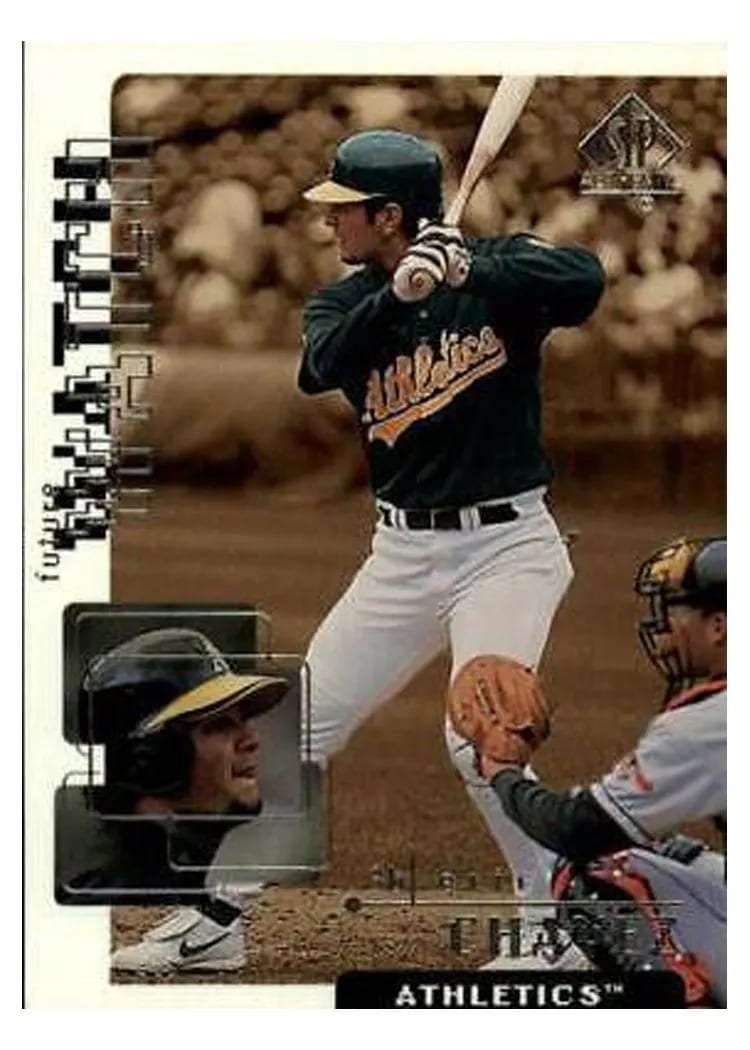 1999 SP Authentic Eric Chavez #114 card