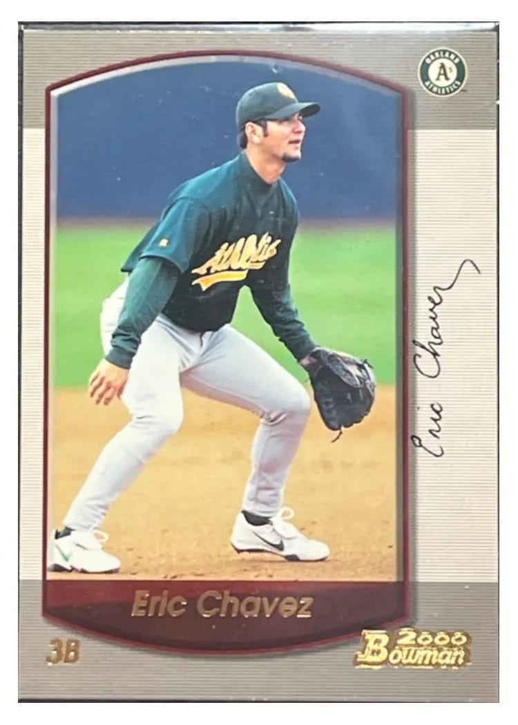 2000 Bowman Eric Chavez #42 card