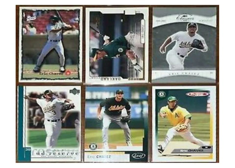 2000 Upper Deck MVP Eric Chavez #18 card