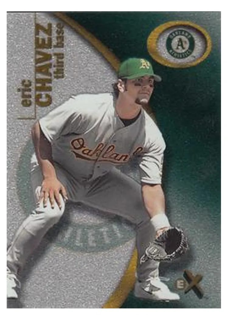 2001 Fleer EX Eric Chavez #4 card