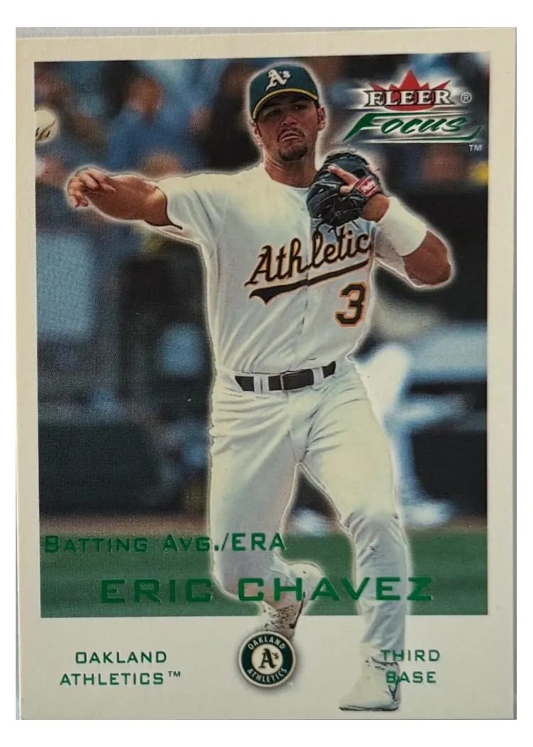 2001 Fleer Focus Eric Chavez #72 card