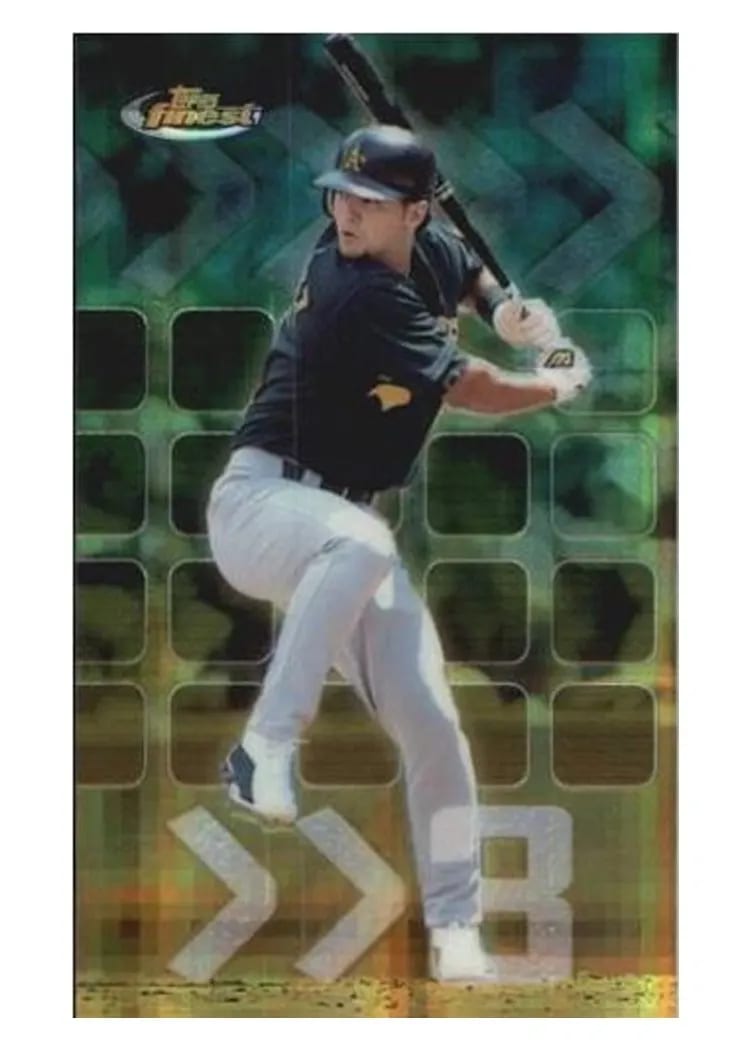 2002 Finest Eric Chavez #53 card