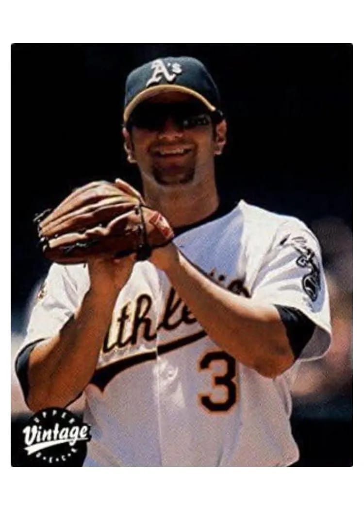 2002 Upper Deck Vintage Eric Chavez #15 card