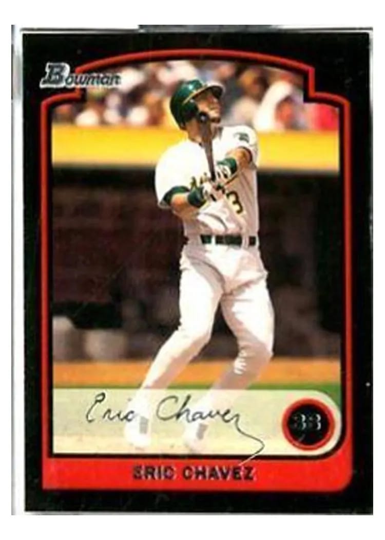 2003 Bowman Eric Chavez #45 card