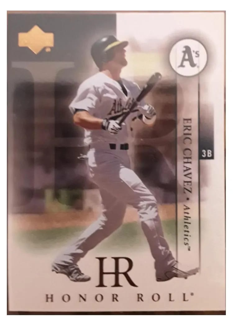 2003 Upper Deck Honor Roll Eric Chavez #80 card