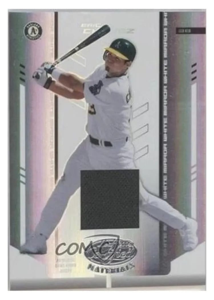 2004 Leaf Certified Materials Eric Chavez #58 card