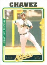 2005 Topps Base Set Eric Chavez #148 card