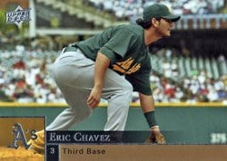 2009 Upper Deck Base Set Eric Chavez #280 card