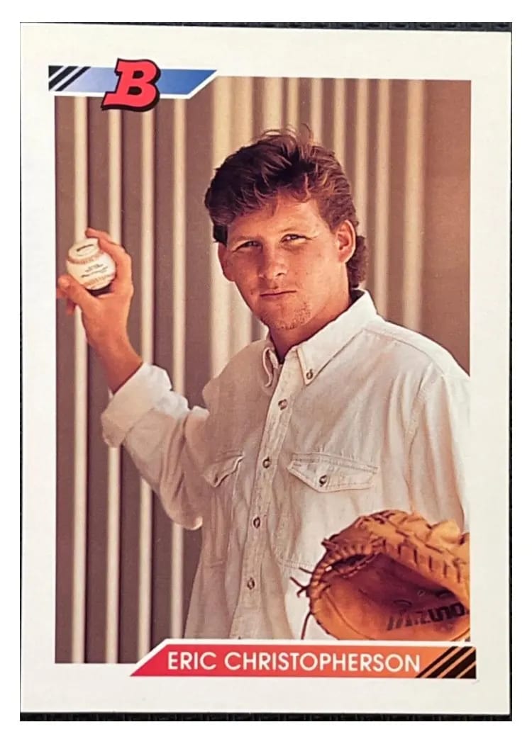 1992 Bowman Eric Christopherson #38 card