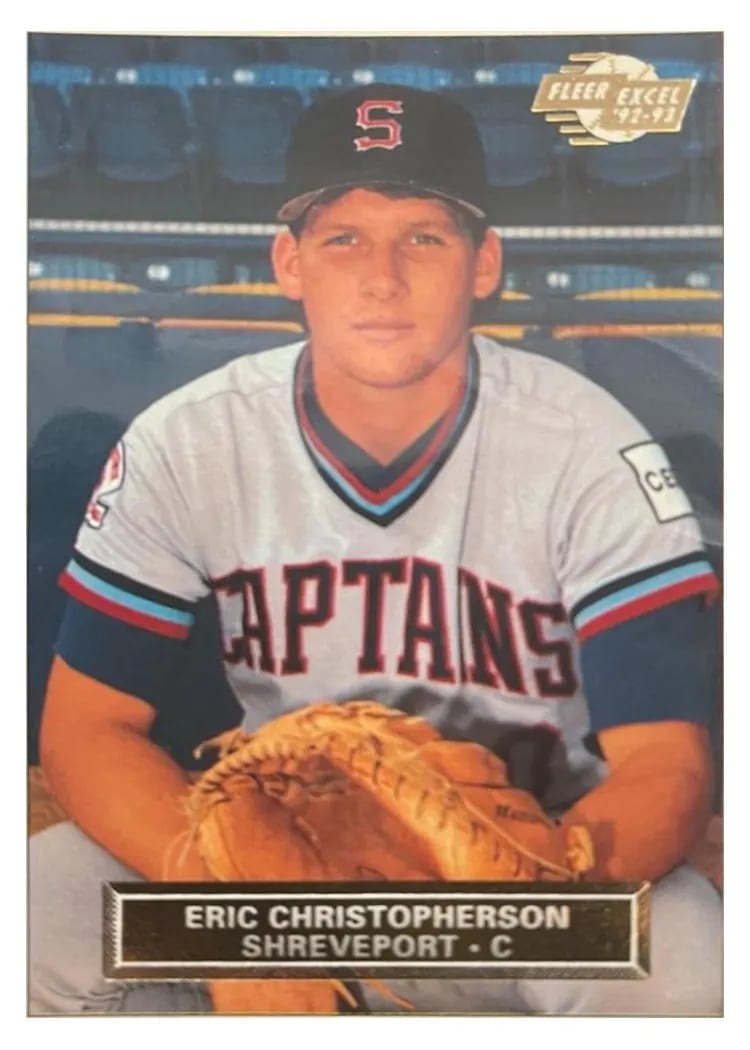 1992 Fleer Excel Eric Christopherson #115 card