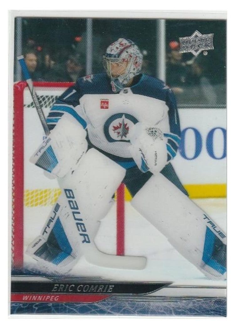 2024-25 Upper Deck Base Set Eric Comrie Clear Cut #652 card