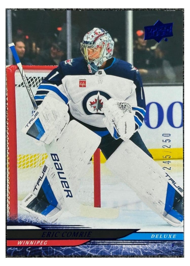 2024-25 Upper Deck Base Set Eric Comrie Deluxe #652 card