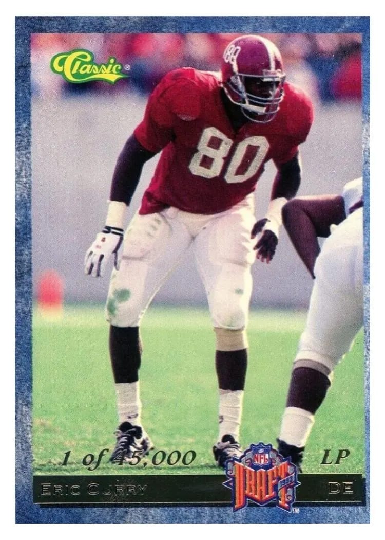 1993 Classic LP Eric Curry #LP6 card