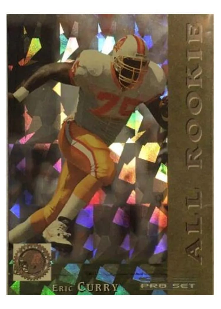 1993 Pro Set All Rookies ERIC CURRY #17 card