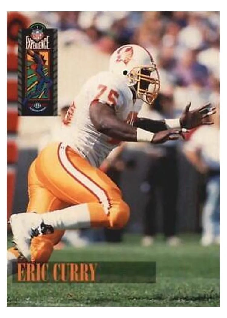 1994 Classic NFL Experience Eric Curry #96 card